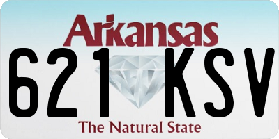 AR license plate 621KSV