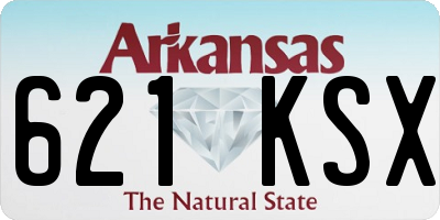 AR license plate 621KSX
