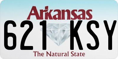 AR license plate 621KSY