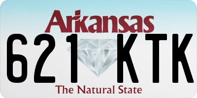 AR license plate 621KTK