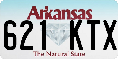 AR license plate 621KTX