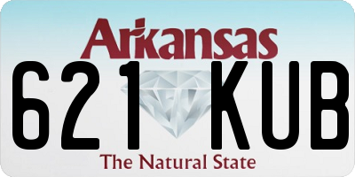 AR license plate 621KUB