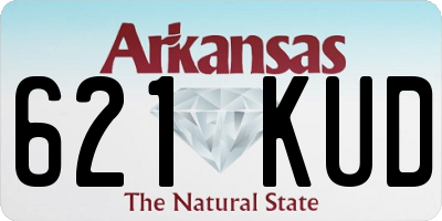 AR license plate 621KUD