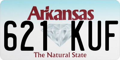 AR license plate 621KUF