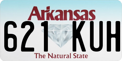 AR license plate 621KUH