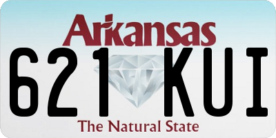 AR license plate 621KUI