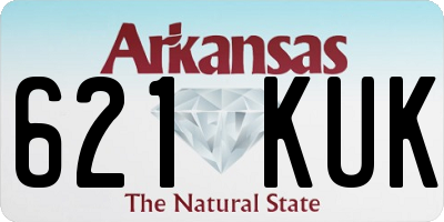 AR license plate 621KUK