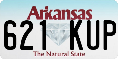 AR license plate 621KUP