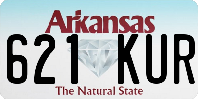 AR license plate 621KUR