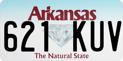 AR license plate 621KUV