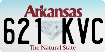 AR license plate 621KVC