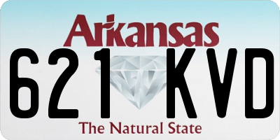 AR license plate 621KVD
