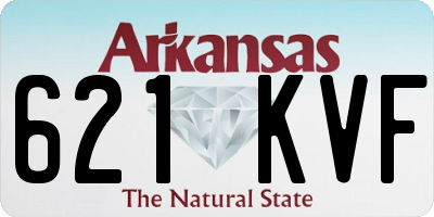 AR license plate 621KVF