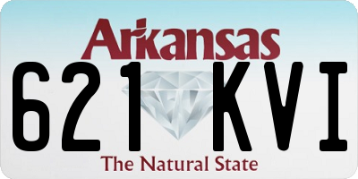 AR license plate 621KVI