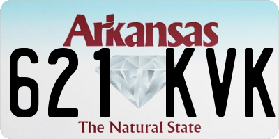 AR license plate 621KVK