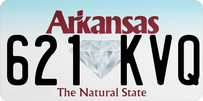 AR license plate 621KVQ
