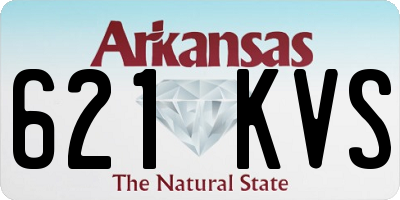 AR license plate 621KVS