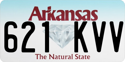 AR license plate 621KVV