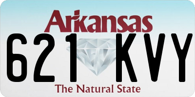 AR license plate 621KVY