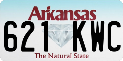 AR license plate 621KWC