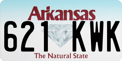 AR license plate 621KWK