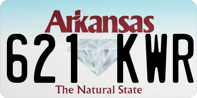 AR license plate 621KWR