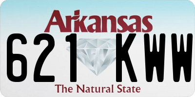AR license plate 621KWW