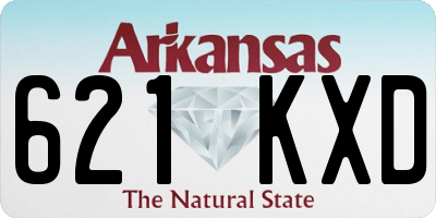AR license plate 621KXD