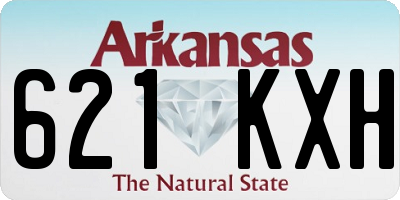 AR license plate 621KXH