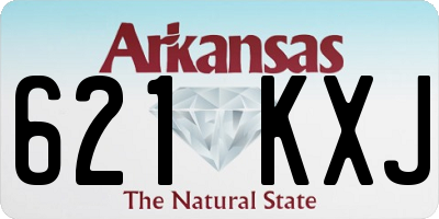 AR license plate 621KXJ