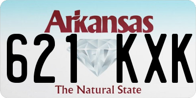 AR license plate 621KXK