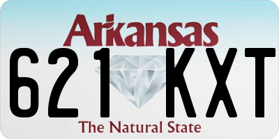 AR license plate 621KXT