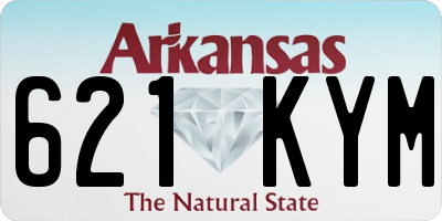 AR license plate 621KYM