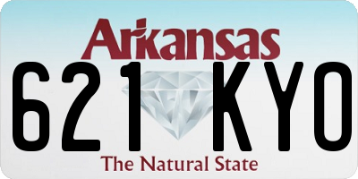 AR license plate 621KYO
