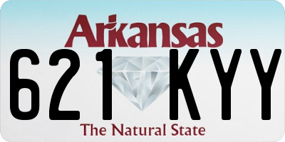 AR license plate 621KYY