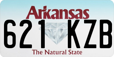AR license plate 621KZB