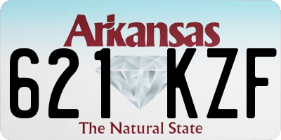 AR license plate 621KZF