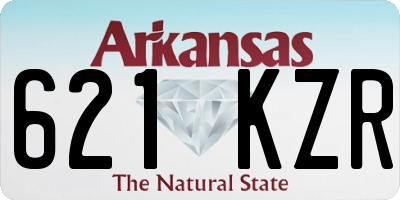 AR license plate 621KZR