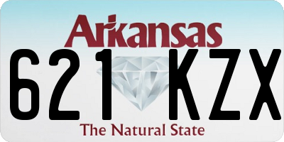 AR license plate 621KZX