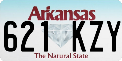 AR license plate 621KZY