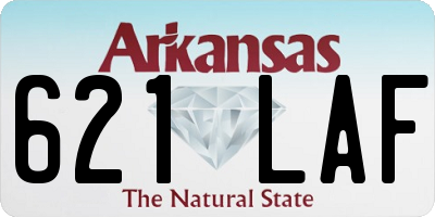 AR license plate 621LAF