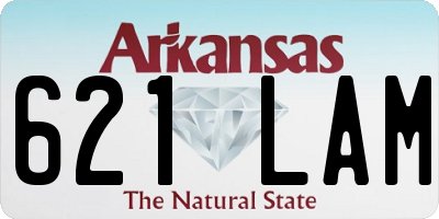 AR license plate 621LAM