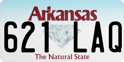 AR license plate 621LAQ
