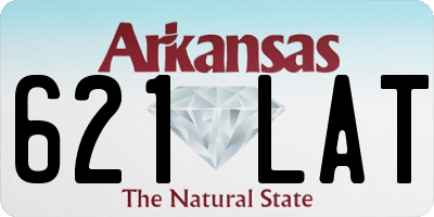 AR license plate 621LAT