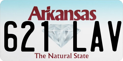 AR license plate 621LAV