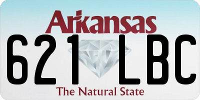AR license plate 621LBC