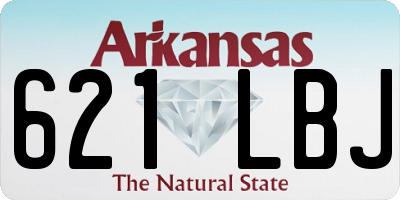 AR license plate 621LBJ