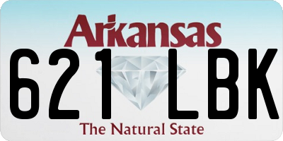 AR license plate 621LBK