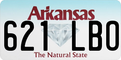 AR license plate 621LBO