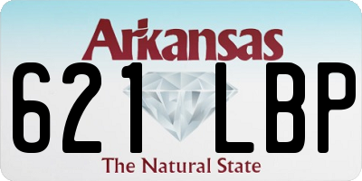 AR license plate 621LBP